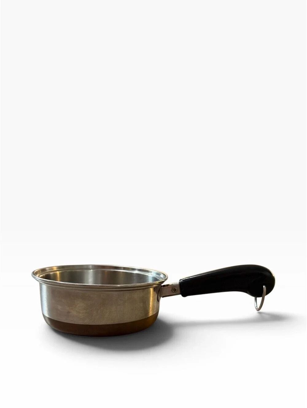 Revere Ware 1 Qt Stainless Steel Copper Bottom Saucepan Long Handle